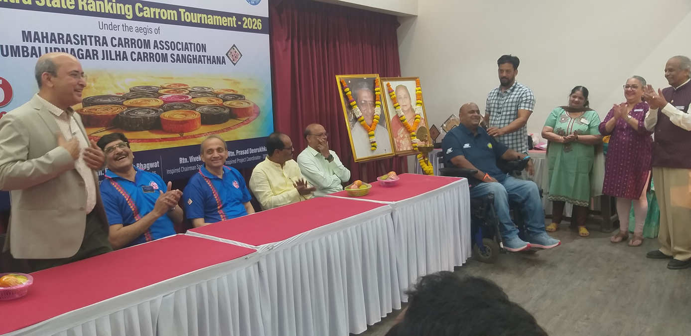 6th Rotary Club of Mumbai Parleshwar State Ranking Carrom Tournament 2026-27